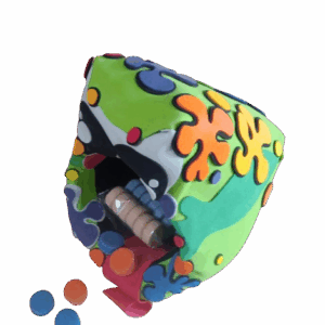 Juego Sapo atrapa fichas